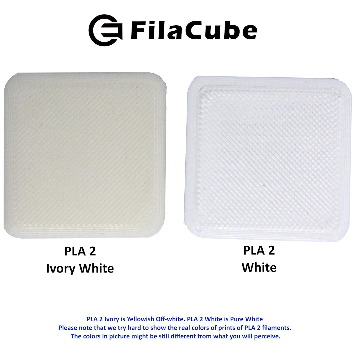 White PLA 1.75 Filament -  PLA 2 Pure White Filament 1 Kg 1.75Mm 3D Printer Filament [Made in USA] Real PLA White PLA+ Pro Compatible FDM Printer Ender Creality Monoprice Prusa Anet Makerbot